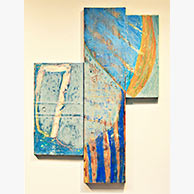 <em>Paint</em>, 2011, 48"x34"x2", Casein and mixed media on wood