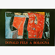 <em>Donald Fels a Bologna</em>, 1986, 26.5"x39", Printed mixed media collage