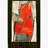 <em>Fels/Felsina</em>, 1985, 40"x27", Printed mixed media collage