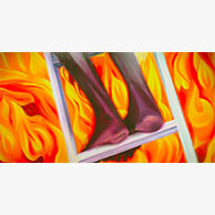 <em>Fire</em>, 2008, 4'x8'