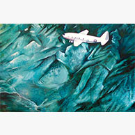 <em>Flying the Hump - India</em>, 2008, 4'x6'